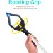 Reacher Grabber Tool  32" Grabbers for Elderly  Lightweight Extra Long Handy Trash Claw Grabber  Reaching Assist Tool for Trash Pick Up  Nabber  Litter Picker  Arm Extension (Blue) - Buy Online on GoSupps.com