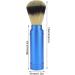 YWBL-WH Compact Travel Beard Shaving Brush - Skin-Friendly Rich Foam Aluminum Blue | Daily Use Grooming Tool - Buy Online on GoSupps.com