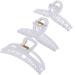 Yolev 3Pcs Clear Hair Claw Clips - Big Matte Banana Clips for Thick Hair | Fashion Hair Accessories for Women - Buy Online on GoSupps.com
