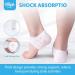 Hilph Silicone Heel Protectors - 4 Pairs | Cushioned Gel Heel Cups for Plantar Fasciitis & Achilles Tendinitis Relief | Moisturizing Pads for Dry Cracked Heels - Unisex - Buy Online on GoSupps.com