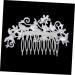 DOITOOL Wedding Headpiece for Bride Vintage Silver Hair Side Combs Rhinestone Headpiece Silver Headpiece Crystal Silver Tiara Vintage Hair Side Combs Wig Hair Comb Pearl - Buy Online on GoSupps.com