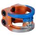 Oath Cage V2 Alloy 2 Bolt Scooter Clamp, Triple Anodised Blue, Purple & Titanium, IHC/HIC, Aluminum, for Pro Scooters Orange, Blue, Silver,