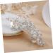 Angoily Rhinestone Hair Clip Girl Hair Clips Pearl Hair Barrettes Rhinestone Hairpin Girl Headdress Crystal Hair Pin Pearl Hair Pin Headdress Accessories Abs Grace 's - Buy Online on GoSupps.com