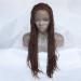 wig Women s hand-woven front lace chemical fiber wig two twisted small braids long hair wig