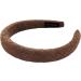 axy Headband with Fabric Padded Beautifully Elegant Headband Women's Headband Hair Accessories HRK12 (Brown) - Buy Online on GoSupps.com
