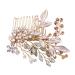 Angoily 1pc Pearl Hair Pin Wedding Hair Side Combs Wedding Hair Accessories Rhinestone Hair Accessories Bridal Pearl Hair Comb Tiara European Style Bride Wedding Accessories