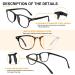 Shop Aomig Blue Light Glasses - 3PC Gaming & Reading Eyewear | Unisex Eye Protection in Black/White/Turtle - Buy Online on GoSupps.com