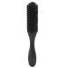 Portable beard brush beard care cleaning brush styling tool to tame your face hair and make it softer wooden handle (black)