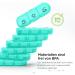Auvon Weekly Pill Box - 7 Days 3 Compartments - Portable Tablet Organizer for Medications Vitamins & Supplements (Cyan) - Buy Online on GoSupps.com