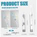Travel Toothbrush Set - 2PCS 3 in 1 Kit with Refillable Toothpaste Tube & Case | Portable Toothbrush for Travel Camping Business Trips - Buy Online on GoSupps.com