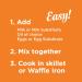 Swerve Sweets Pancake & Waffle Mix - Sugar-Free, 10.6 oz | Keto-Friendly Breakfast - Buy Online on GoSupps.com
