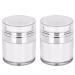 Cream Jar Vacuum Bottle, 30ml Airless Pump Jar Bottles Portable Lotion Dispenser,Travel Containers For Lotions And Creams Leak Proof, Airless Pump Bottles For Toiletries Cosmetic Container(2pcs)