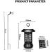 Solar Mosquito Killer Lamp Outdoor Mosquito Killer Lamp 360 UV Trap Waterproof Camping Lantern 2in1 Portable USB Anti Mosquito Fly Insect Killer Lamp - Buy Online on GoSupps.com