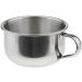 Inzopo Men's Stainless Steel Shaving Mug with Handle - 8 cm 2 Pack | Premium Shaving Accessories for Every Grooming Routine - Buy Online on GoSupps.com