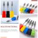POPETPOP 4pcs Nail Polisher Nail Grinding Drill Bit Electric Manicure Drill Bit Head Nail Bits Nail Stamping Polish Russian Manicure Drill Bits Cuticle Drill Bit Polishing Heads for Nail 7x1.3cmx4pcs As Shown 4x4pcs - Buy Online on GoSupps.com