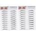 Beavorty 4 pcs 3d eyebrow stickers eyebrow tattoo stickers tattoo brow False Eyebrows Eyebrow Tool makeup - Buy Online on GoSupps.com