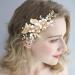 ISLHJDD Gold Wedding Hair Comb Wedding Hair Clip Pearl Hair Comb Wedding Hair Accessory Decorative Wedding Hair Comb Hair Accessories for Brides Girls - Buy Online on GoSupps.com