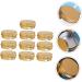 Housoutil 2 Sets 10 Pcs Gold Threaded Aluminum Box Containers Cosmetic Tins Aluminium Boxes Cream 5.2x2cmx2pcs Goldenx2pcs - Buy Online on GoSupps.com