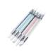 Sscon 5pcs GEL Nail Art Carving Pen Dual Tipped Silicone Nail Art Painting Pen, Five Color