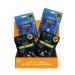 Powerbears gamer rubber - gamer mix - gummy bears in tetris shapes & space invaders gummy bears - fruity flavors (4x125g) gamer mix (multi -fruit taste) 125 g (4 Pack)