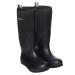 HISEA Women's Rubber Rain Boots Waterproof Insulated Garden Shoes Outdoor Hunting Working Riding Neoprene Boots 8 Black