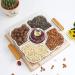Vnook Creative Acrylic Multi-Section Snack Serving Tray Set Divided Appetizer Serving Tray Set Relish Platter Nut Dishes For Chips - Buy Online on GoSupps.com