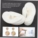 4 Pairs Artificial Ear Models - Silicone Ear Molds for Studs | Realistic Imitation Ear Simulation - Buy Online on GoSupps.com