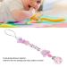 Clip Holder Teething Toy - Washable Cartoon Silicone Clip for Toddlers - Purple Shower Gift - Buy Online on GoSupps.com