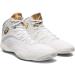 ASICS Men's Split Elite Wrestling Shoes 10 - White/Pure Gold | High Performance Wresting Footwear - Buy Online on GoSupps.com