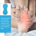 LIOOBO Hedgehog Massage Ball - Foot Roller for Pain Relief & Relaxation | Blue Foot Massager for Arm & Foot Muscle Relief - Buy Online on GoSupps.com