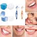 Persdico Eco-Friendly Denture Toothbrush Double Brush Head Soft Non-Slip Handle for Effective Cleaning - Buy Online on GoSupps.com
