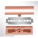 Jodial Razor for Women | Iodial Rose Gold Double-Cutting Safety Razor with 5 Platinum-Coated Blades - International Shipping Available - Buy Online on GoSupps.com