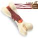 Tikaton Indestructible Dog Chew Toys - Real Beef Flavor for Large, Medium & Small Puppies | Durable Teething Bones for Aggressive Chewers - Buy Online on GoSupps.com