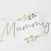 Ginger Ray Mummy to Be Botanical Baby Shower Sash - Sage Green Ribbon - 15x155cm - Buy Online on GoSupps.com