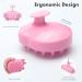 FREATECCH CHAUT Massage Brush - Wet & Dry Shampoo Brush for Scalp Peeling & Massage | Silicone Hair Root Care | Stimulates Growth & Reduces Dandruff - Pink Classic - Buy Online on GoSupps.com