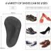 Arch Support Shoe Inserts for Women - 12 Gel Foot Arch Supports for Plantar Fasciitis Relief - Reusable Arch Pads in Black, Beige, Clear - 12 Count Pack - Buy Online on GoSupps.com