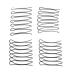 Wedding Veil Comb Adjustable Waterproof 11 Pairs Heavy Duty Fashion Style Comb for Running