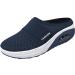 GETBEE Women's Fashion Sneakers | Diabetic Air-Cushion Slip-On Walking Shoes | Orthopedic Diabetic Slippers | Size 8.5 - Dark Blue - Buy Online on GoSupps.com