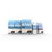 Knight & Wilson Colour-Freedom Blonde Ultra high lift Hair Bleach powder and White Blonde Neutralising Toner with Cream Developer 6% 20VOL (with 9% 30 Volume Developer)