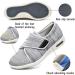 GSFY Men's Diabetic Orthopedic Shoes - Wide Width, Adjustable Strap, Non-Slip, Lightweight - Ideal for Swollen Feet, Arthritis, Neuropathy - 13 Wide Light Grey - Buy Online on GoSupps.com