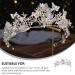 Lurrose Baroque Wedding Crown - Crystal Butterfly Flower Tiara for Women and Girls - Buy Online on GoSupps.com