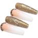 Brishow Christmas Glitter Snow False Nails - 24pcs Ballerina Acrylic Short Fake Nails for Women and Girls - Buy Online on GoSupps.com