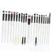 Shop Housoutil 60 Pcs Eyeshadow & Eyelash Brush Kit - Portable Makeup Accessories for Women | International Shipping - Buy Online on GoSupps.com