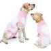 Buy Lianzimau Dogebody Suit: Post-Surgery Protective Clothing for Male Dogs - Tie-Dye Pink Pet Shirt & Wound Divider - Buy Online on GoSupps.com