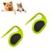 Pet Knotting Comb Cat Hair Knot 2024 New de-filtered knot 3-in-1 multifunctional function hair removal comb for removal of matted and loose hair (green)