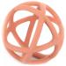 Baby toy grasping toy and teething ring made of food grade silicone BPA-free (Muted)