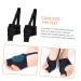 Big Bunion Relief Orthopedic Correctors - 1 Pair Black Isolation Separators & Cover for Bunions, Hammer Toe, and Thumb - Foot Splint for Pain Relief - 9.8x7cm - Buy Online on GoSupps.com