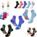 Pssgll HIGHERSOCKS 2023 Far Infrared Schorl Titanium Ion Heightening Booster Socks Tourmaline Slimming Health Sock Large 3pcs B