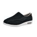 Swollen Feet Diabetic Edema Shoes Mens Diabetic Pain Relief Swollen Feet Orthopedic Shoes Adjustable Closure Lightweight Non Slip Sneaker For Diabetic Edema Swollen Feet ( Color : Black Size : 12