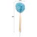 Arswin Loofah Back Scrubber - Wooden Handle Bath Sponge, Soft Nylon Mesh Back Cleaner for Women & Kids - Blue - Buy Online on GoSupps.com
